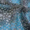 Miniatura de foto de guipour estampado turquesa