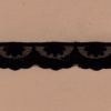 Miniatura de foto de puntilla encaje bordado algodón / nylon negro