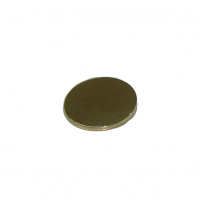 Miniatura de foto de Botón pie metal liso color oro 15mm