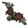 Miniatura de foto de Flor grande abajo bordado termoadhesivo 28cm rosado izquierda