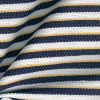Miniatura de foto de Chanel algodón rayas blanco-marino-amarillo