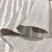 Miniatura de foto de Loneta antimanchas estampado rayas