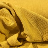 Miniatura de foto de Triple gasa bambula amarillo mostaza