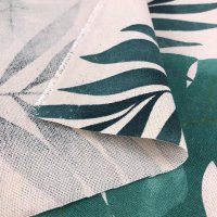 Miniatura de foto de Loneta espampada half panamá selva azul plomo