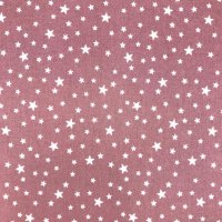 Miniatura de foto de Popelín lila estrellas blancas
