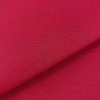 Miniatura de foto de Popelín rojo oscuro polialgodón