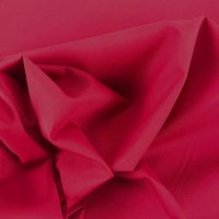 Miniatura de foto de Popelín rojo oscuro polialgodón