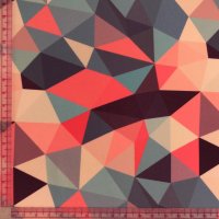 Miniatura de foto de Bielástica ligera geométrico triángulos colores pastel