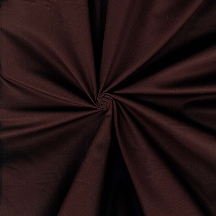 Foto de Algodón percal 280cm. marrón oscuro
