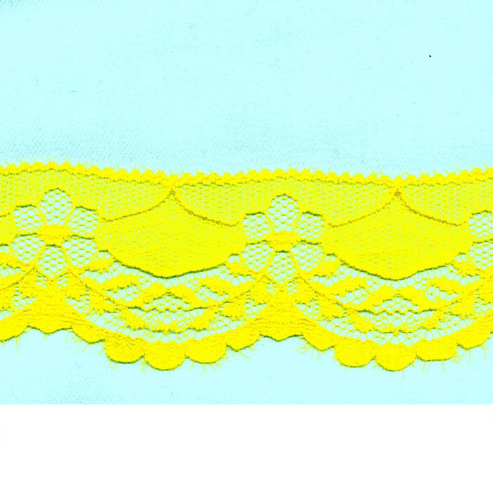 Foto de Puntilla nylon amarillo 35 mm