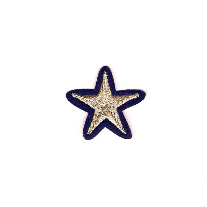 Foto de Aplicación termoadhesiva estrella dorada 3,5cm