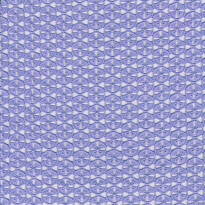Foto de Encaje guipur azul efecto algodon lavanda
