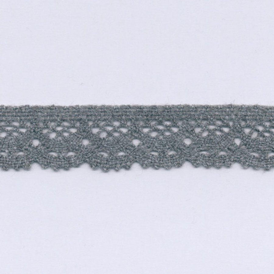 Puntilla 25mm lana gris