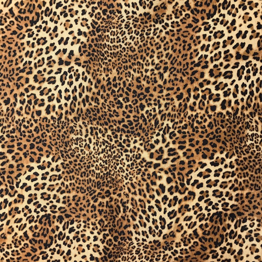 Loneta estampado digital piel leopardo 