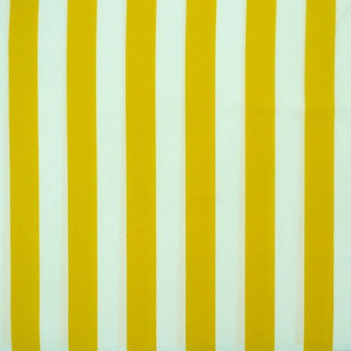 Foto de tela exterior rayas amarillo-blanco
